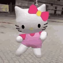 hello kitty dancing gif
